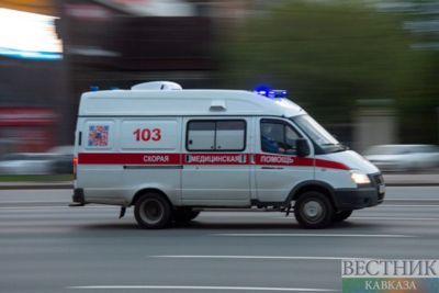 Ambulance burned down in North Kazakhstan