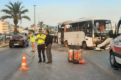 A bus with Russian tourists overturned in Turkey