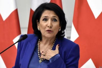 Georgia, Iceland presidents meet