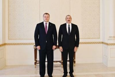 Ilham Aliyev receives governor of Russia's Astrakhan region