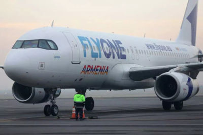 FlyOne Armenia first flight cancelled