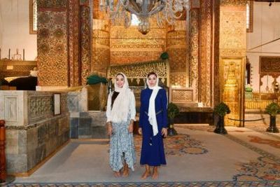 Mehriban Aliyeva and Leyla Aliyeva visit Mevlana Museum in Konya