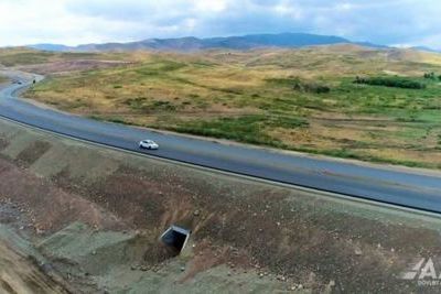 Construction of Azerbaijan&#039;s Fuzuli-Hadrut highway nearing completion