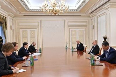 Ilham Aliyev receives Russian President's aide