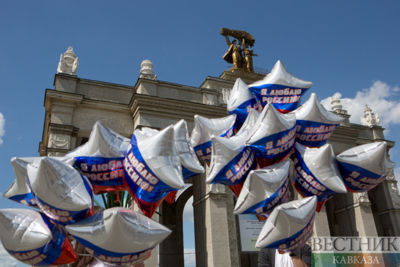 Russia celebrating Spring and Labor Day