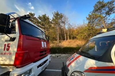 Fire occurs on Mount Mashuk 