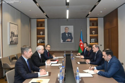 Bayramov and Khovaev discuss Yerevan-Baku peace process