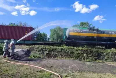 Tank with sulphuric acid leaked in the Jetisu region