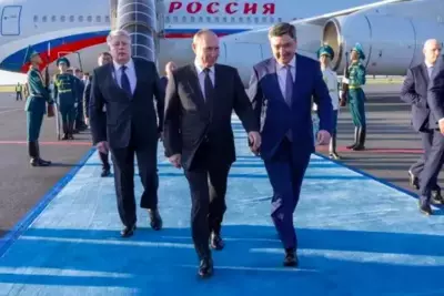 Vladimir Putin arrives in Astana ahead of SCO summit