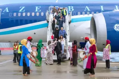 AZAL airliner makes first flight from Baku to the Maldives