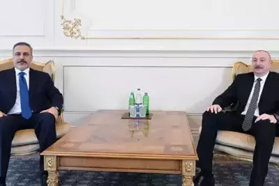 Ilham Aliyev receives Türkiye's FM