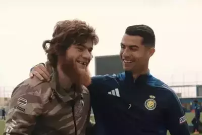 UFC fighter from Dagestan meets with Cristiano Ronaldo