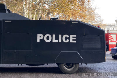 Машина полиции в Грузии