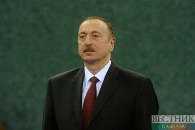 Ilham Aliyev visits Iranian Embassy over Khamenei's death