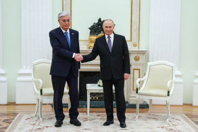 Владимир Путин и Касым-Жомарт Токаев