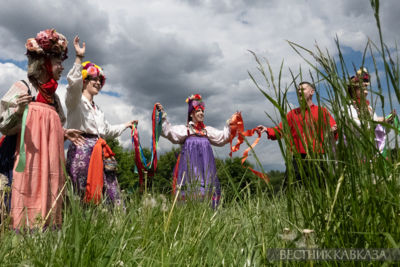 Trinity celebrations at Tsaritsyno Museum-Reserve