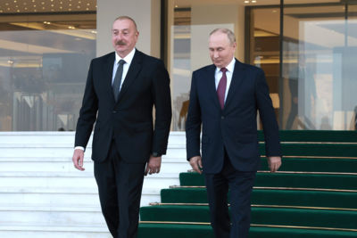 Kremlin reports Putin-Aliyev meeting in Bishkek Kremlin reports Putin-Aliyev meeting in Bishkek