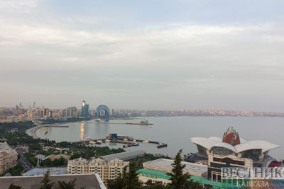 Вид на Баку