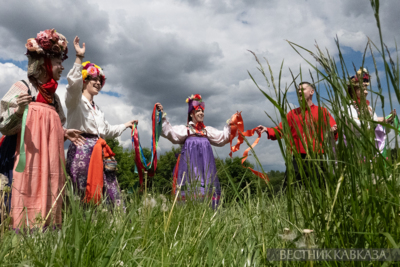 Trinity celebrations at Tsaritsyno Museum-Reserve